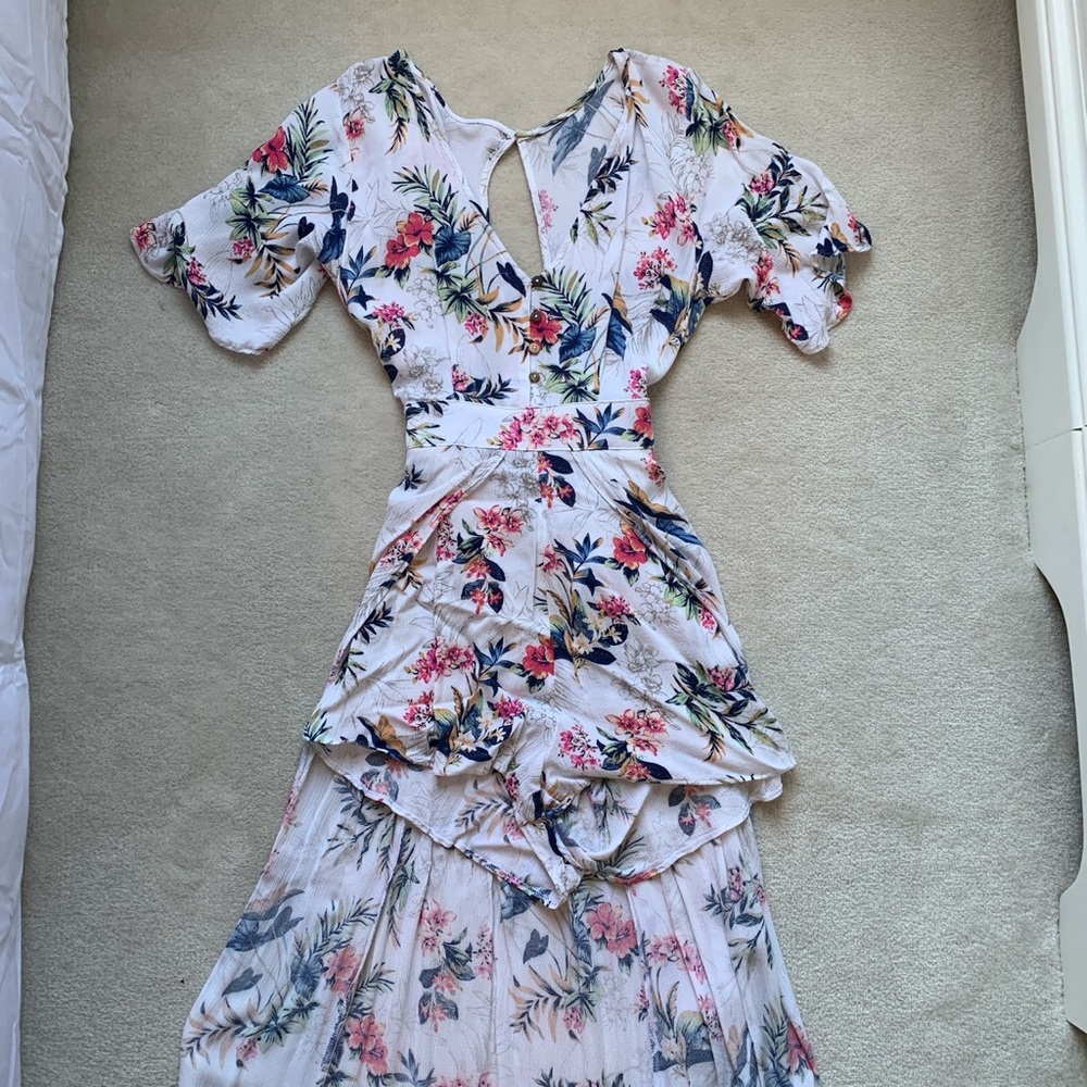 American Eagle Floral Romper